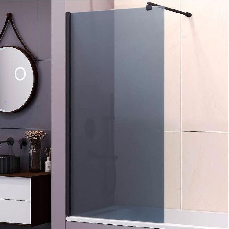 Шторка на ванну RGW Screens SC-050B 80х149 351105008-34 профиль Черный стекло тонированное