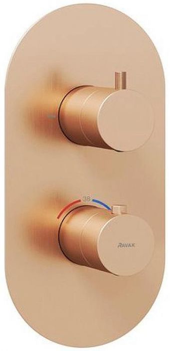 Смеситель для душа Ravak Espirit ES 063.60RGB.O2 X070360 с термостатом Розовое золото
