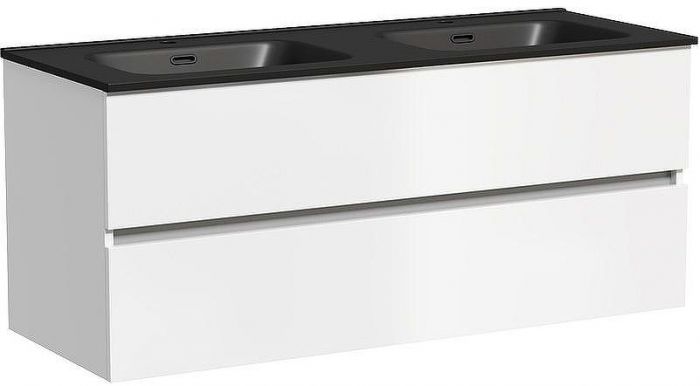 Тумба под раковину Sancos Urban 120 UR120-2W подвесная Белый глянец