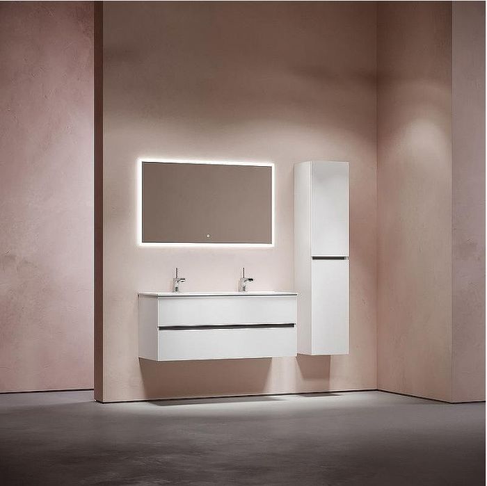 Тумба под раковину Sancos Urban 120 UR120-2W подвесная Белый глянец