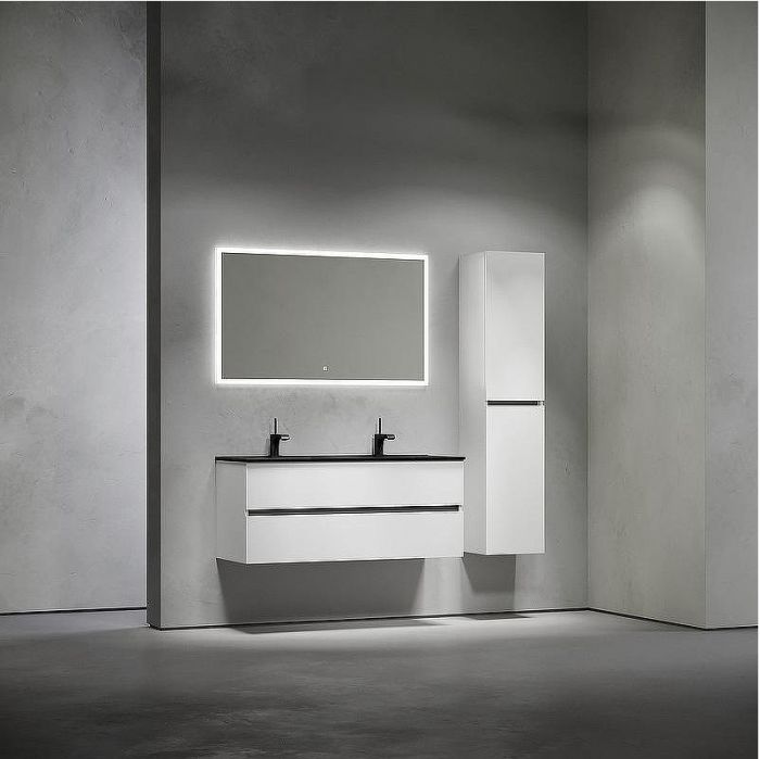 Тумба под раковину Sancos Urban 120 UR120-2W подвесная Белый глянец
