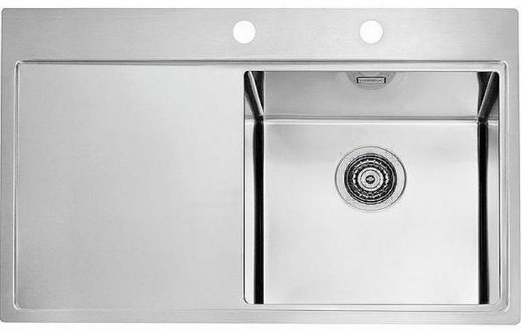 Кухонная мойка Alveus Pure 40R KMB-90 790x525 1103651 Брашированная сталь