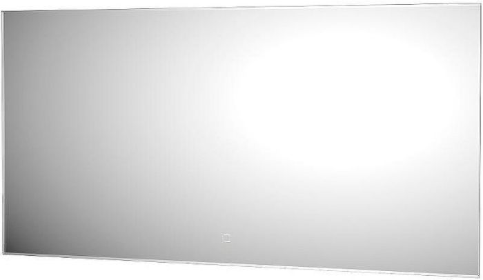 Зеркало Defesto Glow 120х60 DF 2508SH с подсветкой 34W-4500К/с фацетом/Сенсорный выключатель/Нейтральный белый свет