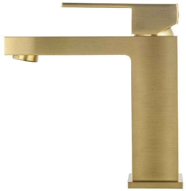 Смеситель для раковины Wonzon & Woghand Cube WW-88139016-BG цвет Брашированное золото