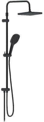 Душевая система Damixa Merkur 940000300 Черная матовая