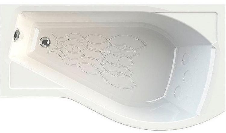 Акриловая ванна Radomir Vannesa Миранда 168х95 R 2-76-2-2-0-209 с гидромассажем Баланс Хром