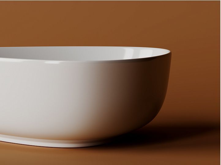 Умывальник чаша CERAMICANOVA Element накладная ассиметричной формы CN5026 Умывальник чаша CERAMICANOVA Element накладная ассиметричной формы CN5026