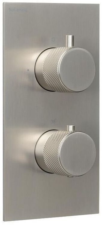 Смеситель для душа Splendy Passion PA204U2T2NB с термостатом цвет Никель брашированный