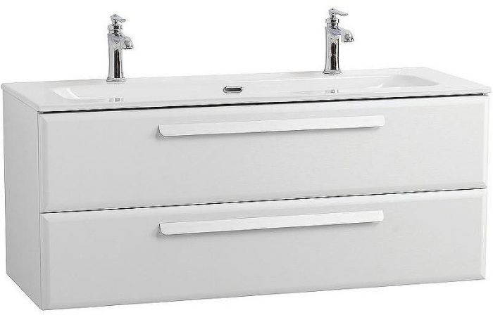 Тумба под раковину Cezares Eco-Cer-N 120 ECO-CER-N-1200-2C-SO-BO подвесная Bianco Opaco без ручек