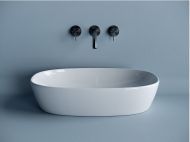 Умывальник CERAMICANOVA Element чаша накладная овальная 600x380x130 мм CN5039