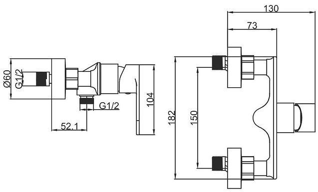 Смеситель для душа Fashun A2085-35 цвет Золото Смеситель для душа Fashun A2085-35 цвет Золото