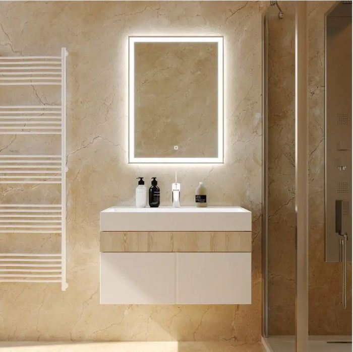 Зеркало Mixline Норма-Лайт 60 550407 с подсветкой с сенсорным выключателем