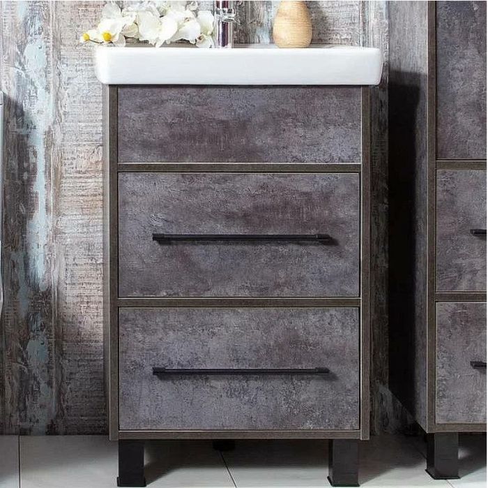 Тумба под раковину Бриклаер Чили 55 4627125415203 Цемент