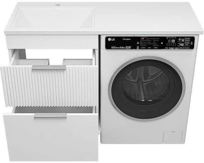 Тумба под раковину Brevita Enfida 120 ENF-07060-012Я Белая матовая