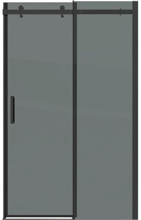 Душевая дверь Grossman Classic 130 100.K33.04.130.21.10 профиль Черный матовый стекло тонированное