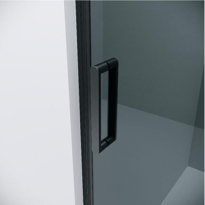 Душевая дверь Grossman Classic 130 100.K33.04.130.21.10 профиль Черный матовый стекло тонированное