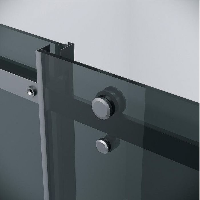 Душевая дверь Grossman Classic 130 100.K33.04.130.21.10 профиль Черный матовый стекло тонированное