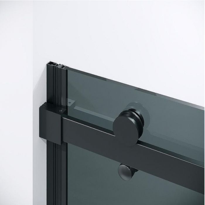 Душевая дверь Grossman Classic 130 100.K33.04.130.21.10 профиль Черный матовый стекло тонированное