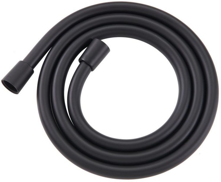 Душевой шланг SANCOS 160 см, с защитой от перекручивания, цвет матовый черный, SC5001MB