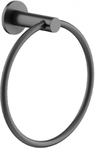 Полотенцедержатель SANCOS Base, кольцо, вороненая сталь, SC9029GG