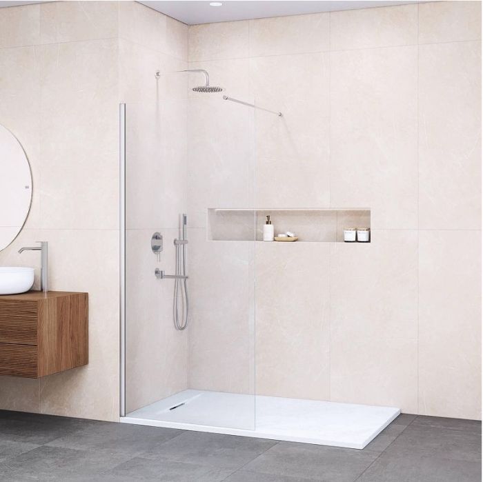 Душевая перегородка RGW Walk In WA-002 60 35100206-11 профиль Хром стекло прозрачное