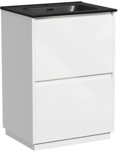 Тумба напольная под раковину SANCOS Libra Floor, белый глянец 590х450х840 мм, LB60FW