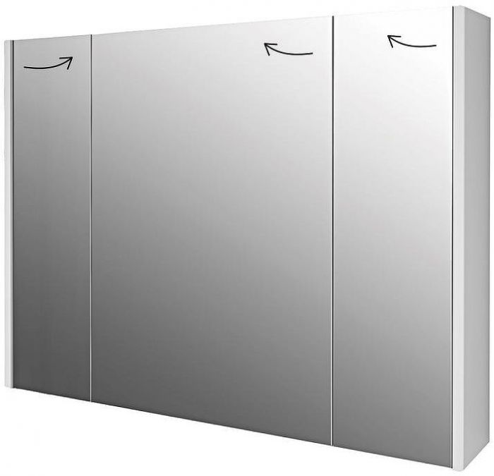 Зеркальный шкаф Dreja Prime 90 99.9306 Белый