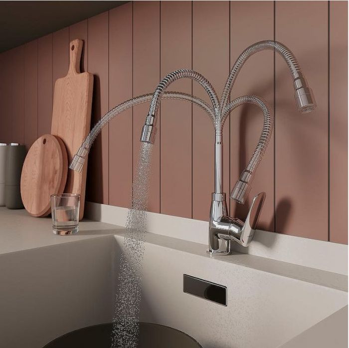 Смеситель для кухни Milardo Meal M07SB2FM05 Хром