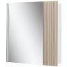 Зеркальный шкаф Volna Lotty 80 szLOTTY80-13 с подсветкой цвет Латте Белый