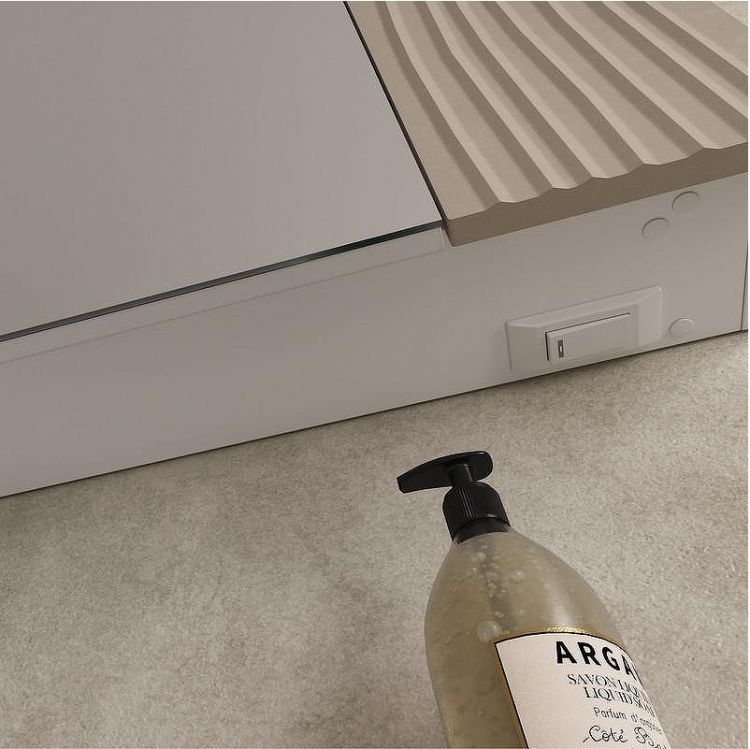 Зеркальный шкаф Volna Lotty 80 szLOTTY80-13 с подсветкой цвет Латте Белый