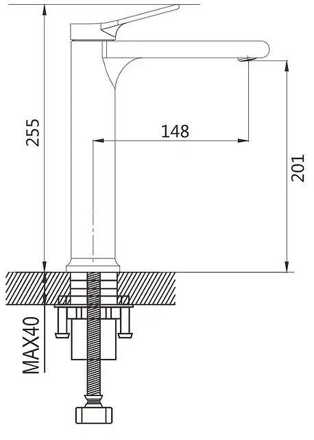 Смеситель для раковины Shevanik S8311 цвет Хром Смеситель для раковины Shevanik S8311 цвет Хром