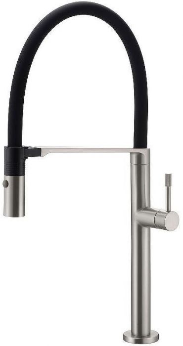 Смеситель для кухни Boheme Uno 114-NB Никель