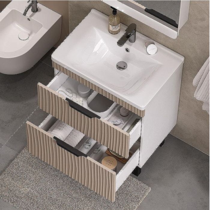 Тумба под раковину Volna Lotty 70.2Y tnLOTTY70.2Y-13 Латте Белая