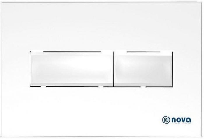 Клавиша смыва Nova NV7320 Белая глянцевая