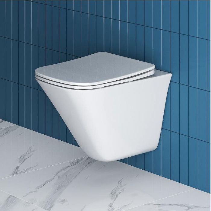Унитаз BelBagno Marmi BB052CHR/BB052SC подвесной с сиденьем Микролифт