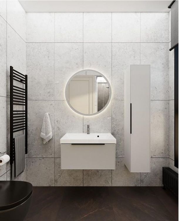 Тумба под раковину La Fenice Simpla 60 FNC-01-SIM-C-60 подвесная Бежевая матовая