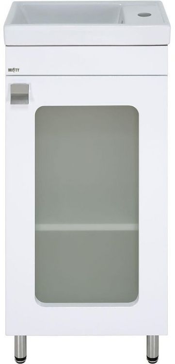 Тумба с раковиной Misty Урал 40 УТ000011699 Белая