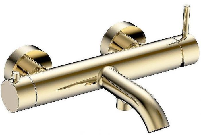 Смеситель для ванны AQUAme Siena AQM6212BG Шлифованное золото