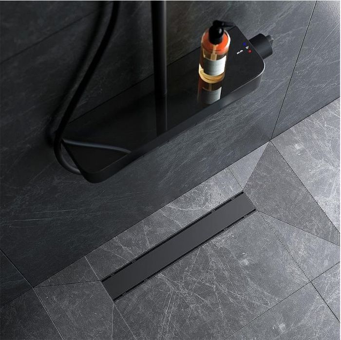 Душевой лоток AM.PM PrimeFlow 50 W02SC-U11-050-04BM с Черной матовой решеткой / под плитку Tile