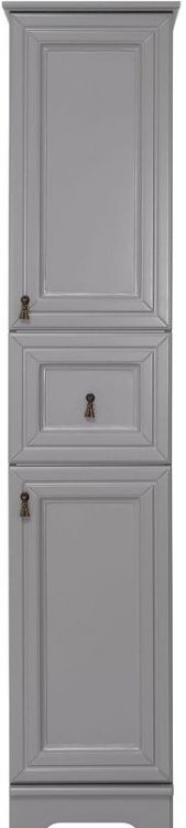 Шкаф пенал Misty Лувр 35 R П-Лвр04035-1504П Серый Шкаф пенал Misty Лувр 35 R П-Лвр04035-1504П Серый