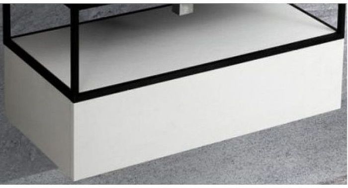 Тумба Cezares Cadro 80 CADRO-80-1C-SO-BG-BLUM подвесная Белый глянец