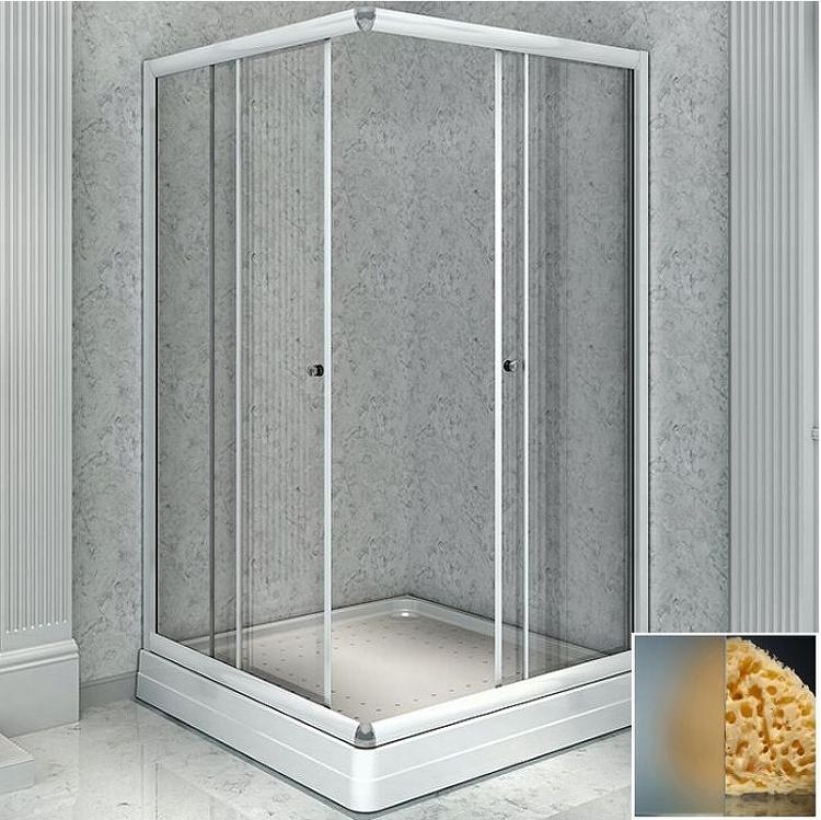 Душевой уголок Radomir 90x90 1-03-1-0-0-1181 с поддоном профиль Белый стекло матовое Душевой уголок Radomir 90x90 1-03-1-0-0-1181 с поддоном профиль Белый стекло матовое