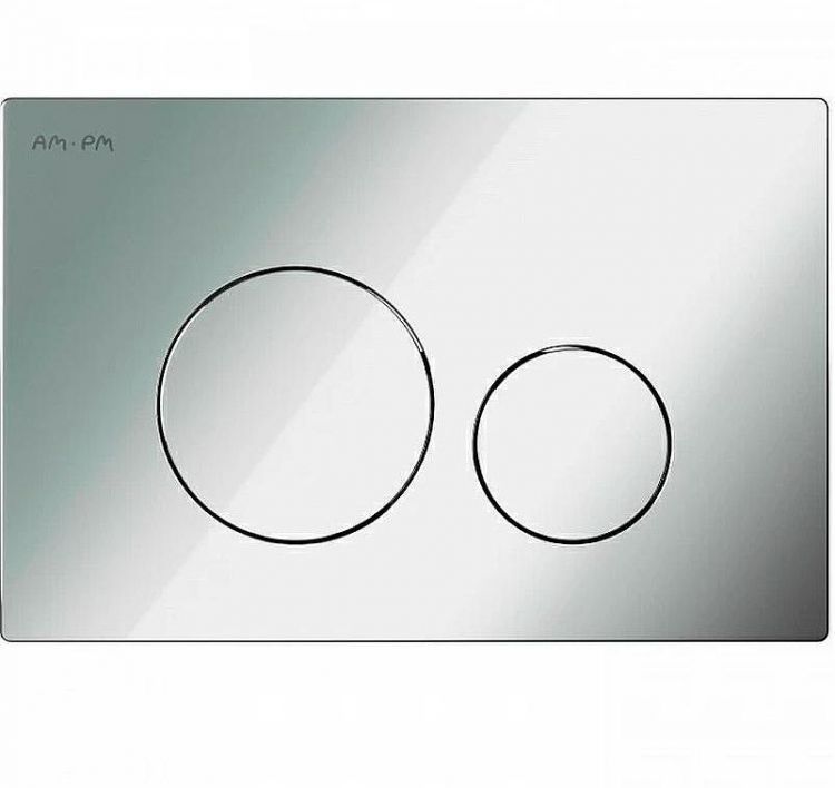 Комплект унитаза с инсталляцией AM.PM Like IS49051.801900 с сиденьем Микролифт и клавишей смыва Хром глянцевый