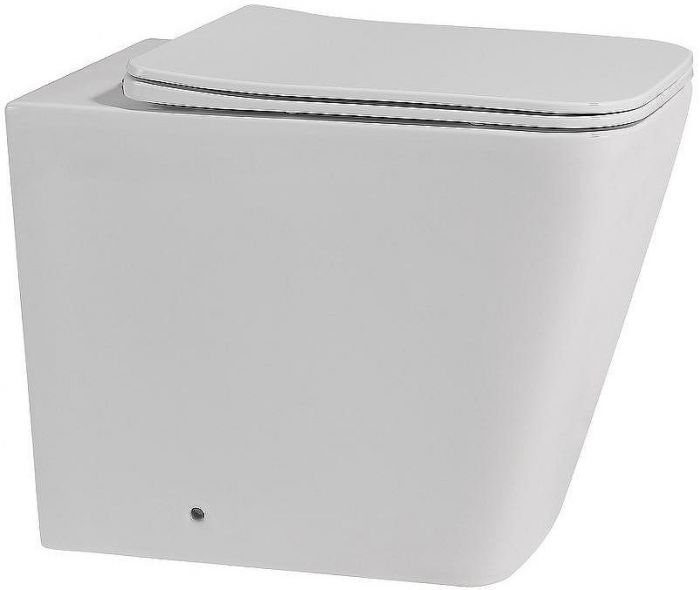 Унитаз Abber Rechteck AC1211 приставной с сиденьем Микролифт