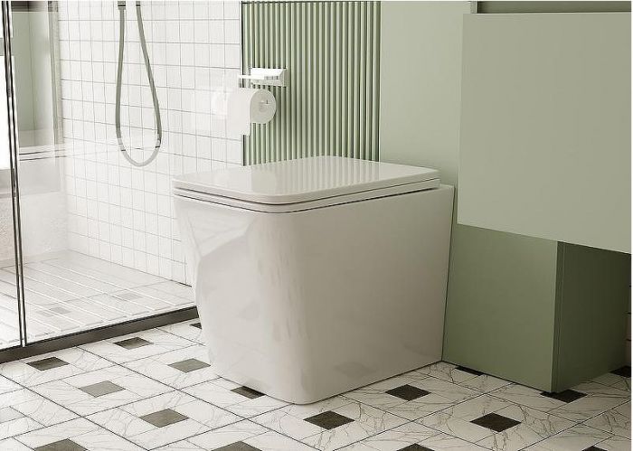 Унитаз Abber Rechteck AC1211 приставной с сиденьем Микролифт