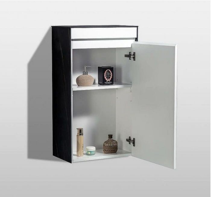 Подвесной шкаф Black&White Universe U907 50 907.SC-1 White matt Lauren gold