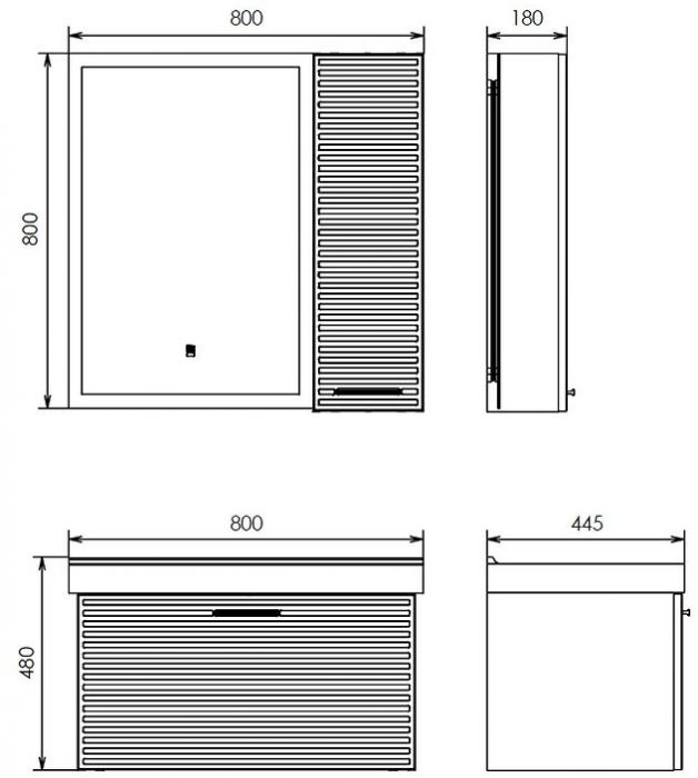 Подвесной шкаф Comforty Касабланка 25 00-00017849 подвесной цвет Серый шелк