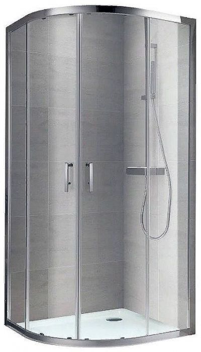 Душевой уголок Koller Pool Aqua Line 90X90 R90RC профиль Хром стекло прозрачное