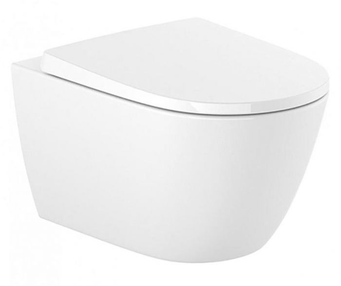 Унитаз Roca Ona A346687000 подвесной цвет Белый без сиденья