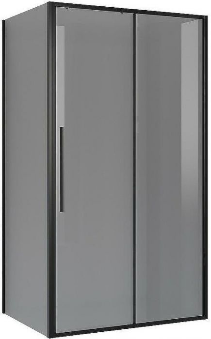 Душевой уголок Niagara Nova 140х100 NG-85-14TB-TB100-34 профиль Черный матовый стекло тонированное